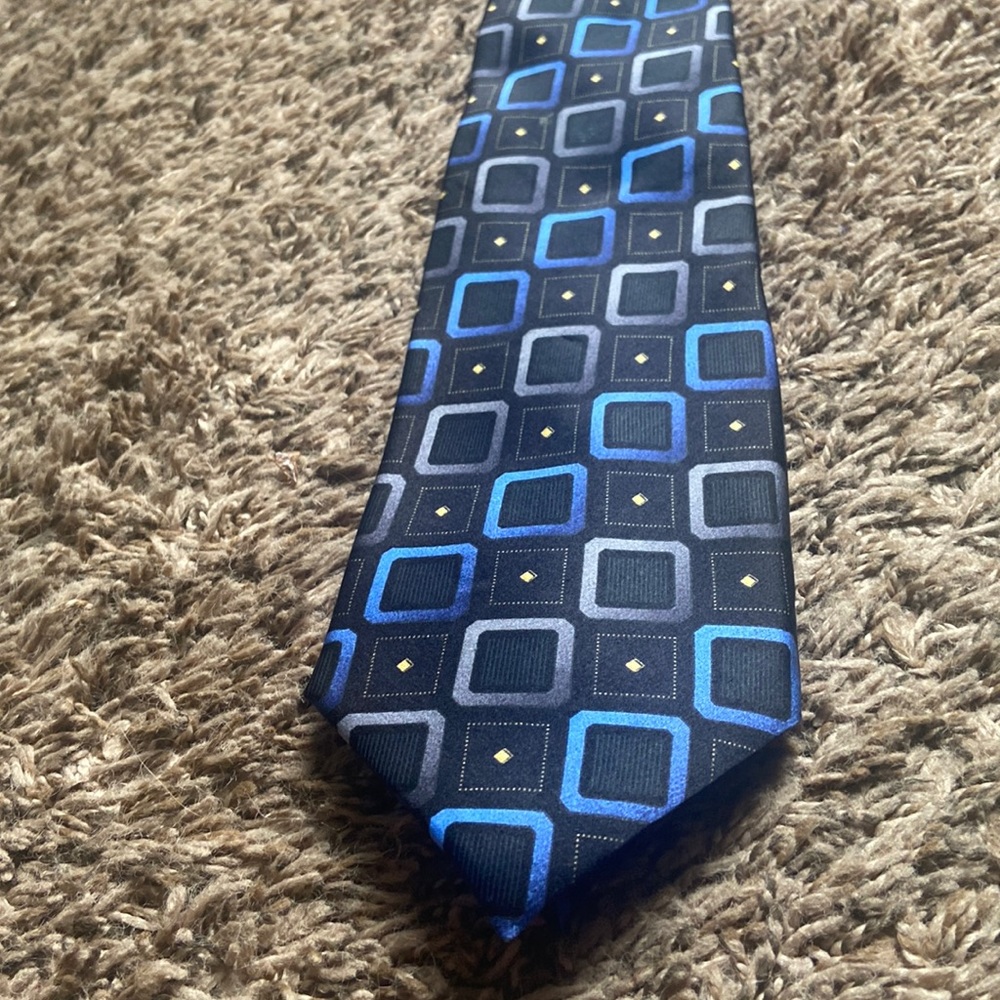 Alexander Julian Black/Blue Tie